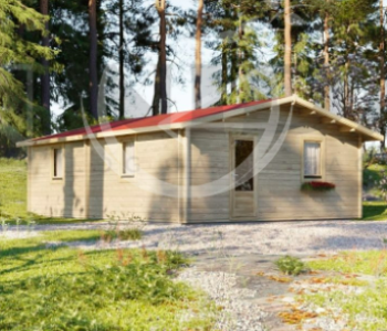 Jane model 1   1-Bed Loghouse 5 x 7M Cabin